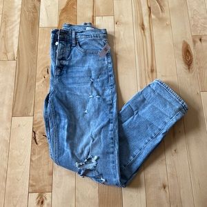 Old Navy Sky-Hi Straight Jeans